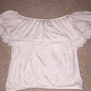 Off the shoulder shirt